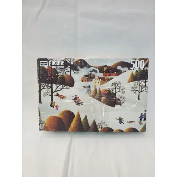 Used 500 Piece Puzzle Box 3 Puzzles - Picture 9 of 10